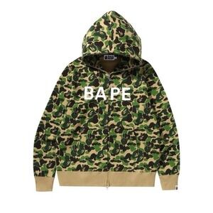 Bape A Bathing Ape Green Hoodie Size S